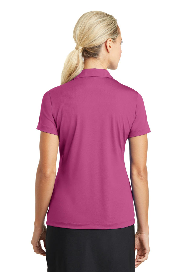 Pink Fire Nike Women's Dri-FIT Vertical Mesh Polo. 637165