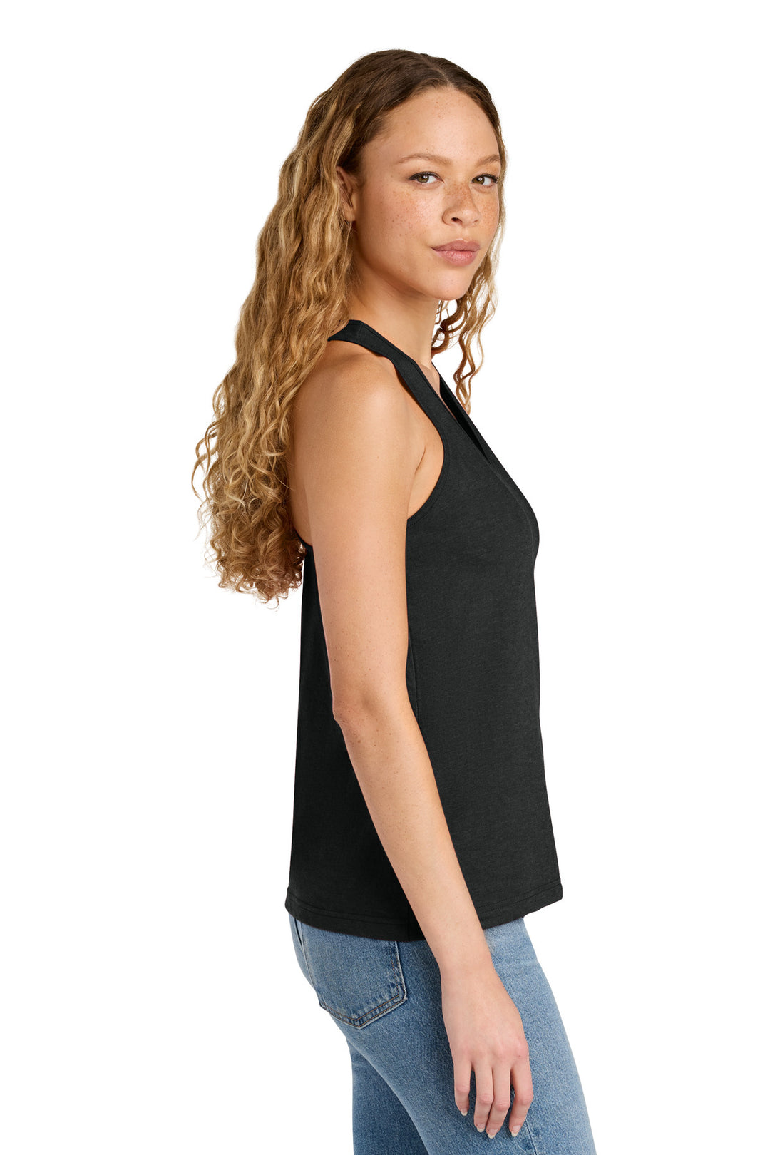 PitchBlack Gildan Softstyle Women's CVC Racerback Tank 64220LCVC