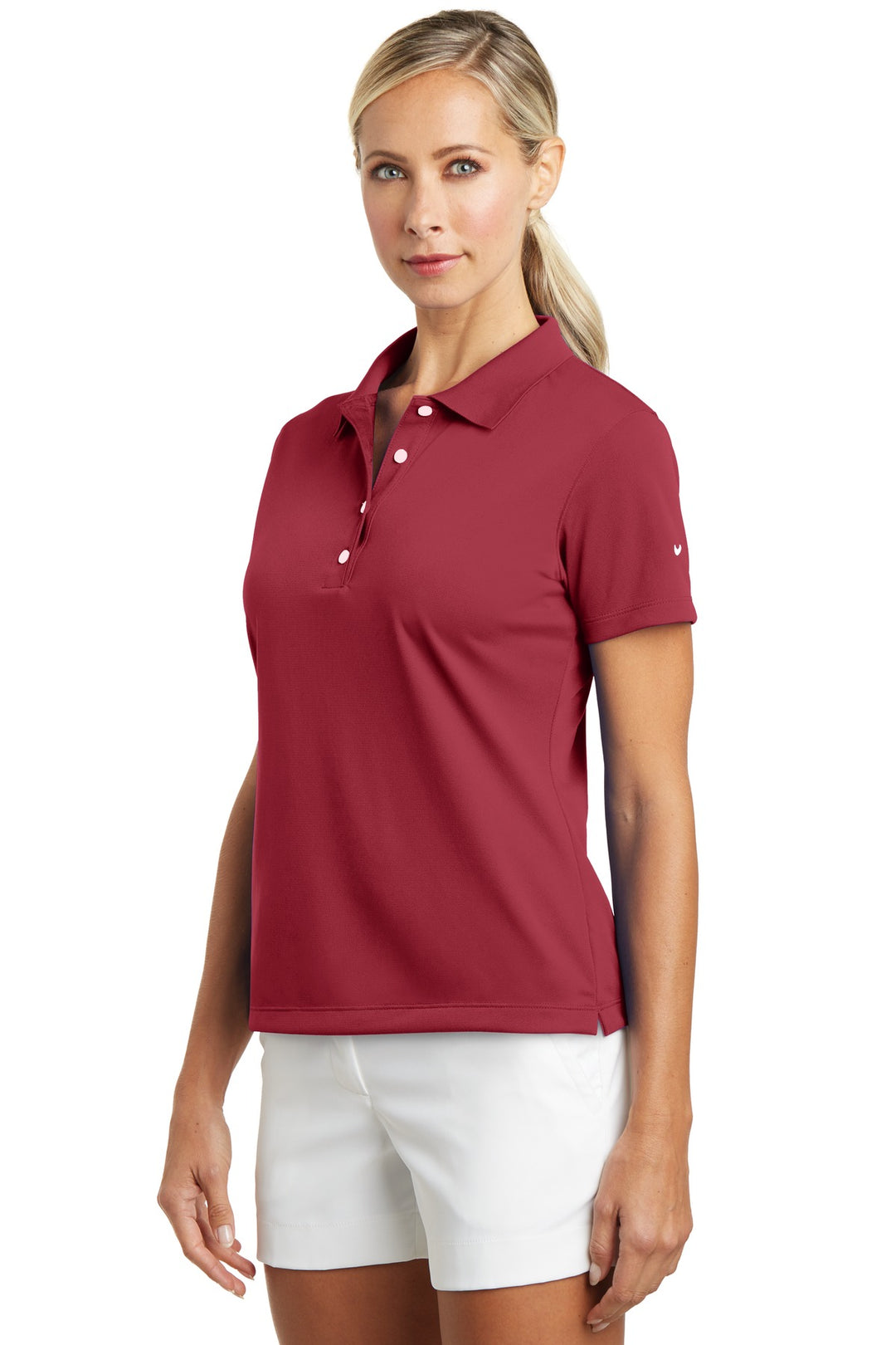 Pro Red Nike Women's Tech Basic Dri-FIT Polo. 203697