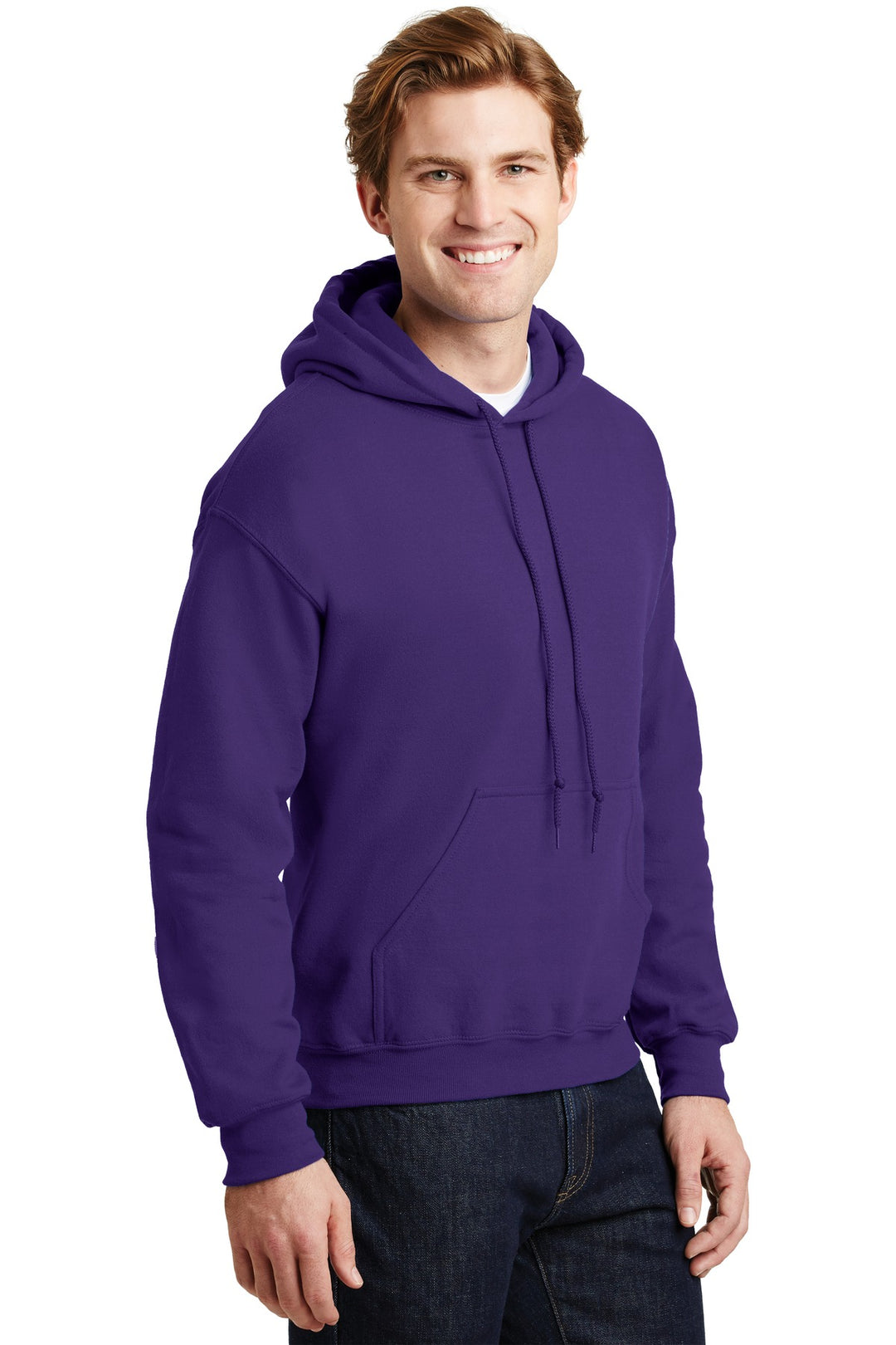 Purple Gildan - Heavy Blend Hooded Sweatshirt. 18500