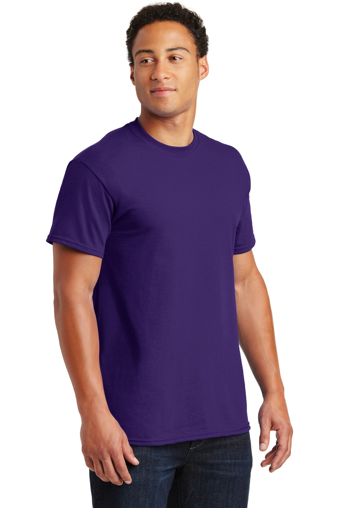 Purple Gildan - Ultra Cotton 100% US Cotton T-Shirt. 2000