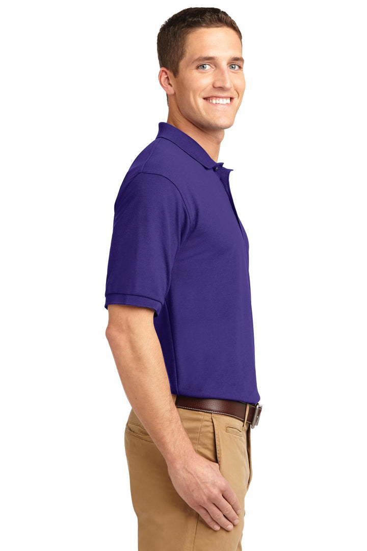 Purple Port Authority Silk Touch Polo K500