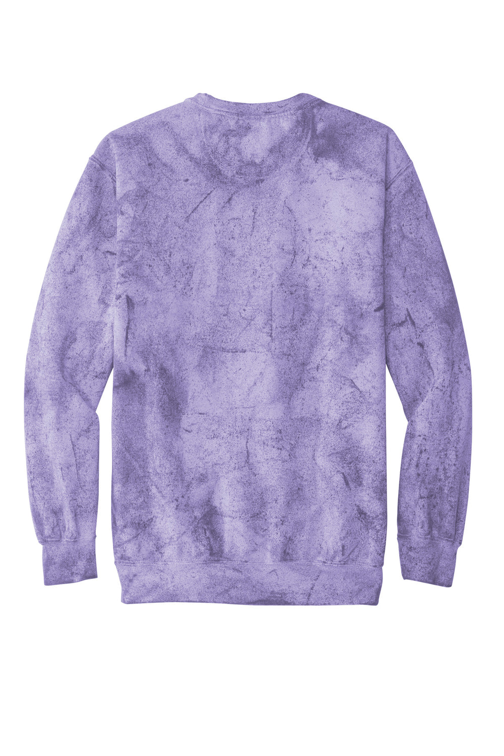 Rear View of Amethyst Comfort Colors Color Blast Crewneck Sweatshirt 1545