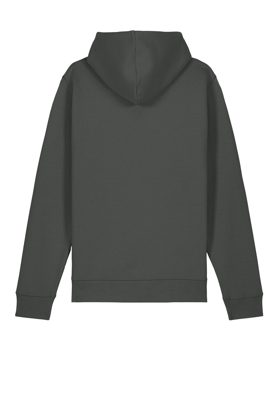 Rear View of Anthracite Stanley/Stella Unisex Drummer 2.0 Hooded Sweatshirt SXU009