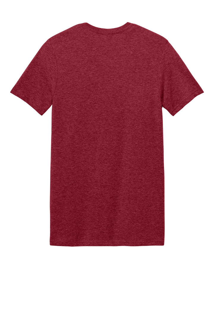 Rear View of Antqu Chry Red Gildan Softstyle T-Shirt. 64000