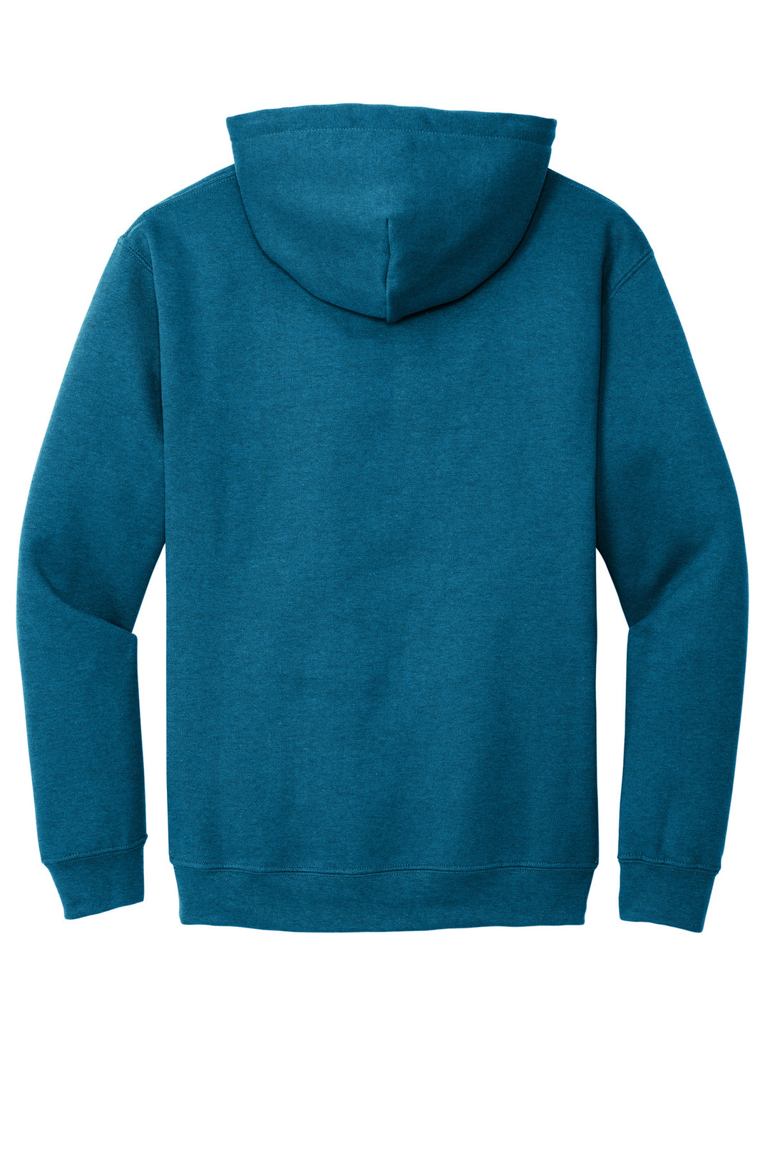 Rear View of Antqu Sapphire Gildan - Heavy Blend Hooded Sweatshirt. 18500