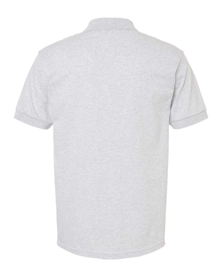 Rear View of Ash DryBlend® Jersey Polo - 8800
