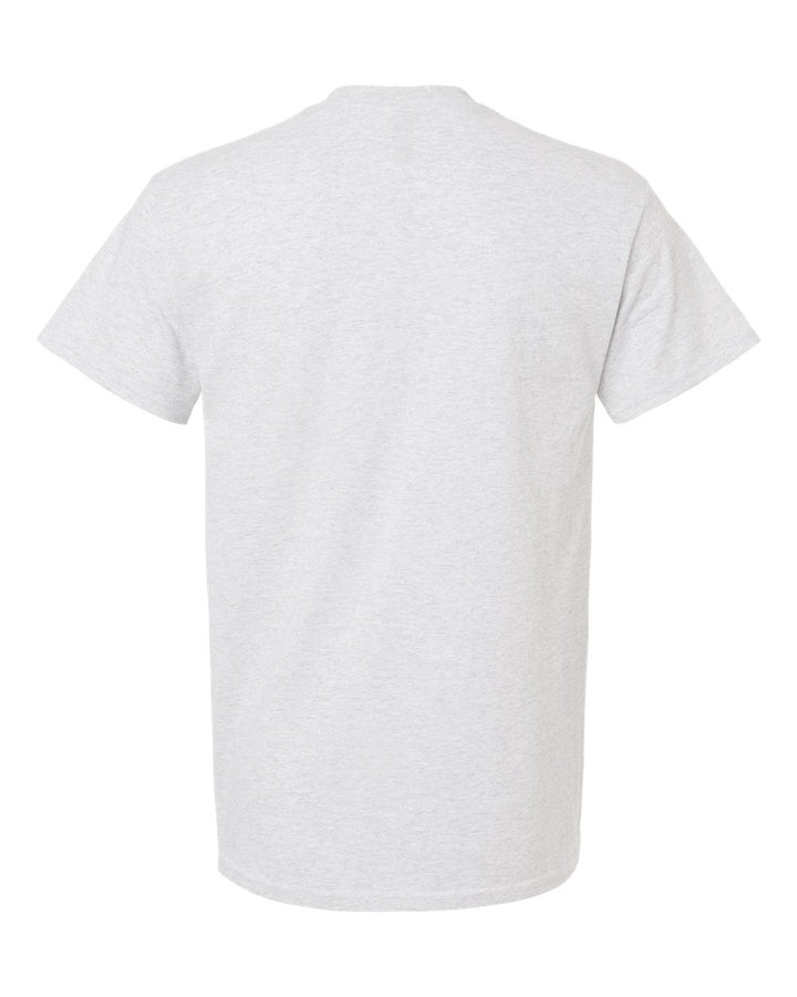 Rear View of Ash DryBlend® T-Shirt - 8000