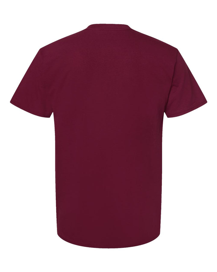 Rear View of Athletic Cardinal Essential-T T-Shirt - 5280