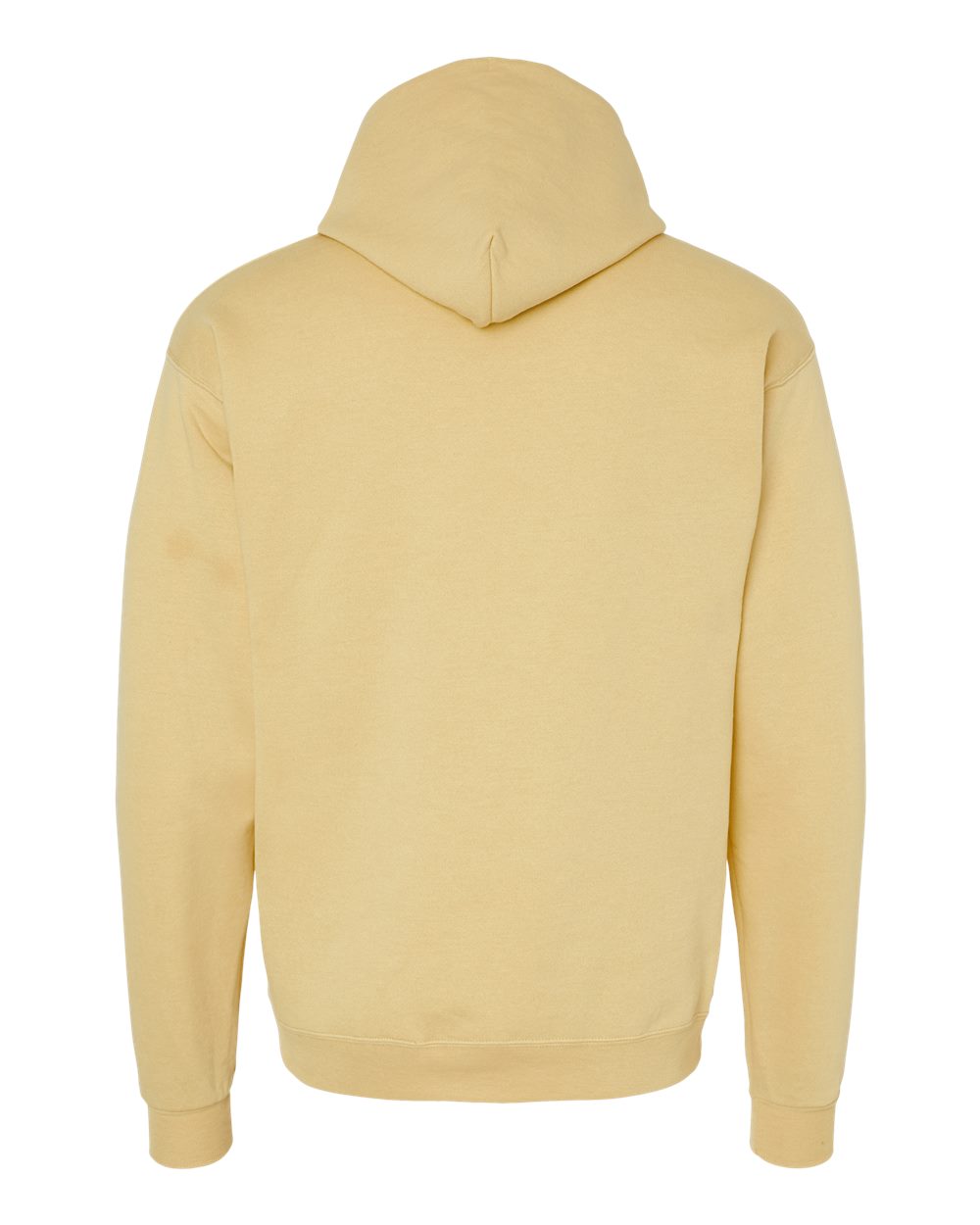 Rear View of Athletic Gold Ecosmart® Hooded Sweatshirt - P170
