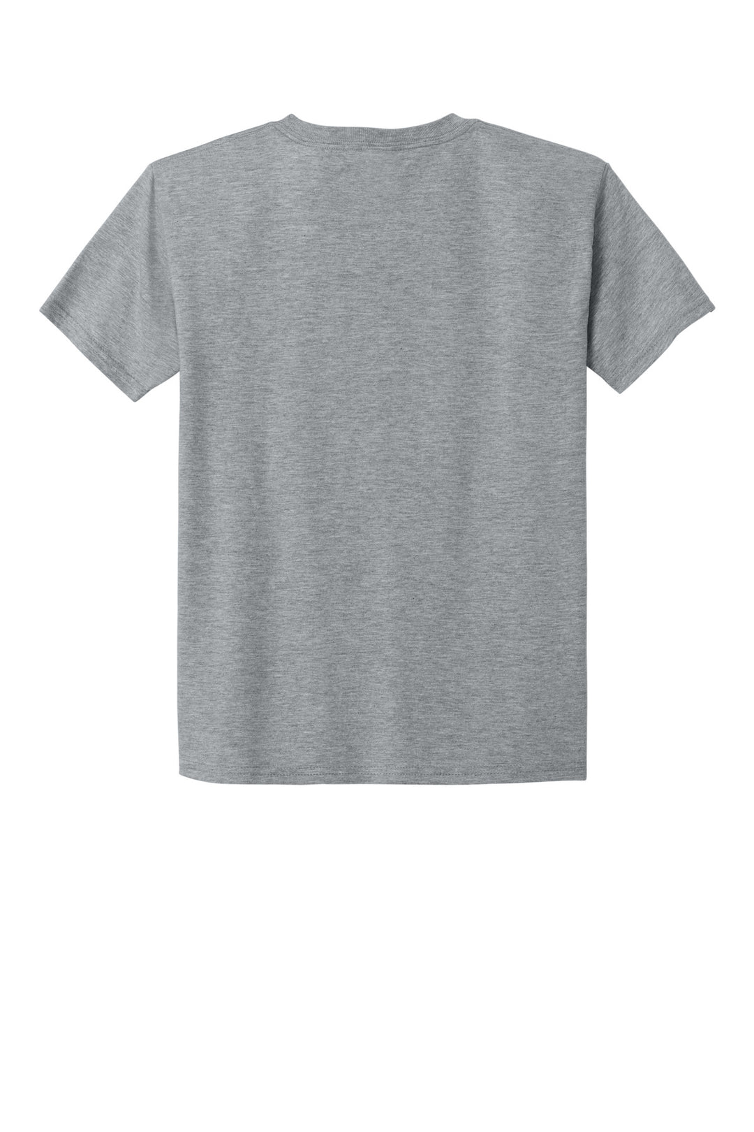 Rear View of AthlHthr Jerzees Classics Youth Cotton T-Shirt 363Y