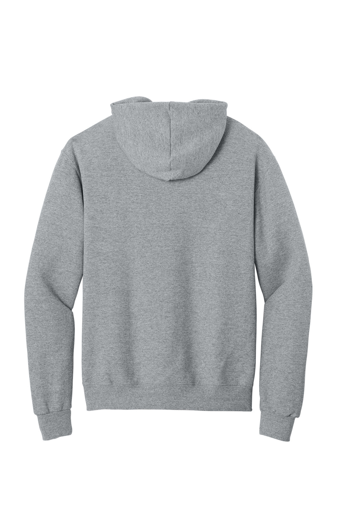 Rear View of AthlHthr Jerzees - NuBlend Full-Zip Hooded Sweatshirt. 993M