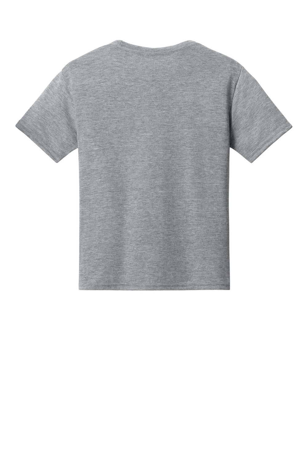 Rear View of AthlHthr Jerzees Youth Dri-Power 100% Polyester Tee 21B