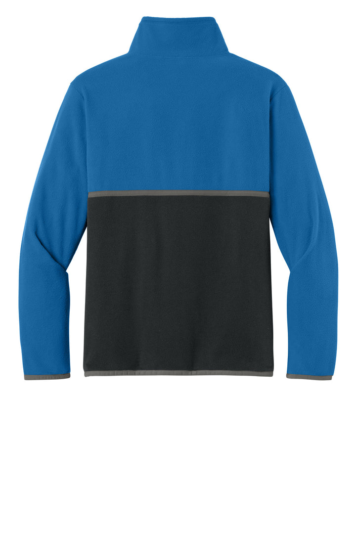 Rear View of Atl/Black Cotopaxi Amado 1/2-Zip Fleece COTOM1691