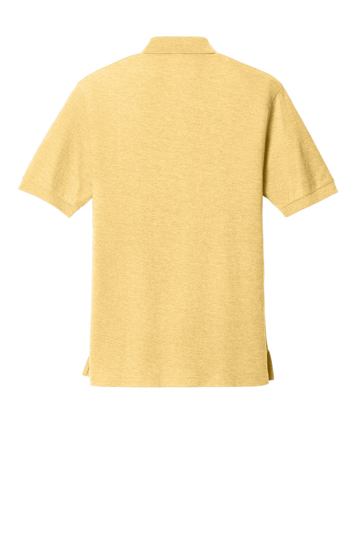 Rear View of Banana Port Authority Silk Touch Polo K500