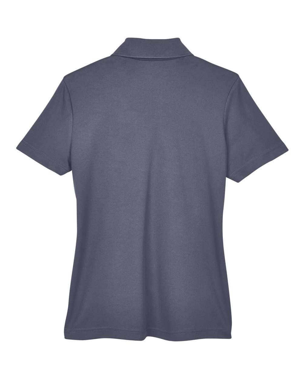 Rear View of Black/ Carbon Women's Balance Colorblock Performance Piqué Polo - CE101W