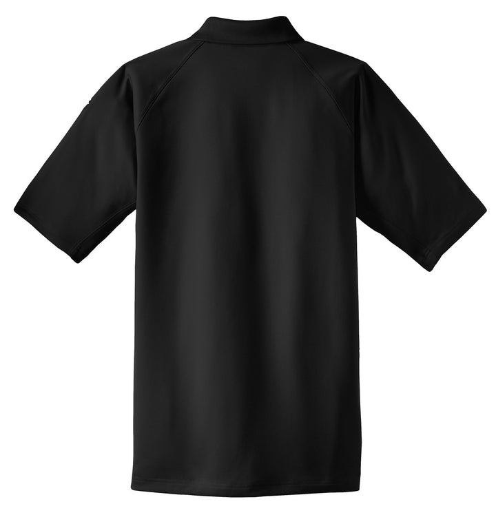 Rear View of Black CornerStone Tall Select Snag-Proof Tactical Polo. TLCS410