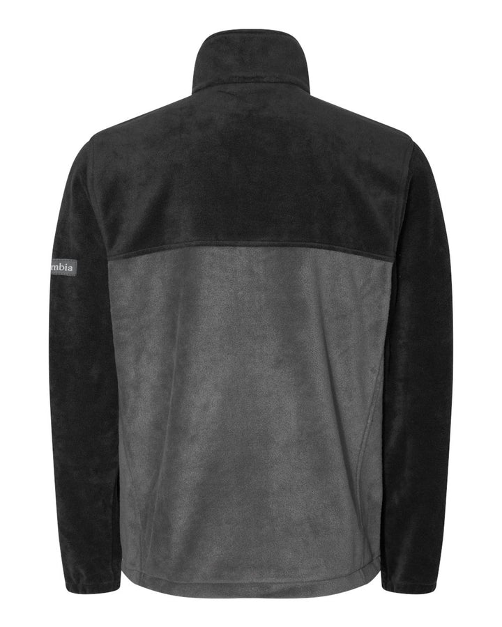 Rear View of Black/ Grill Steens Mountain™ Full Zip 2.0 Jacket - 212478