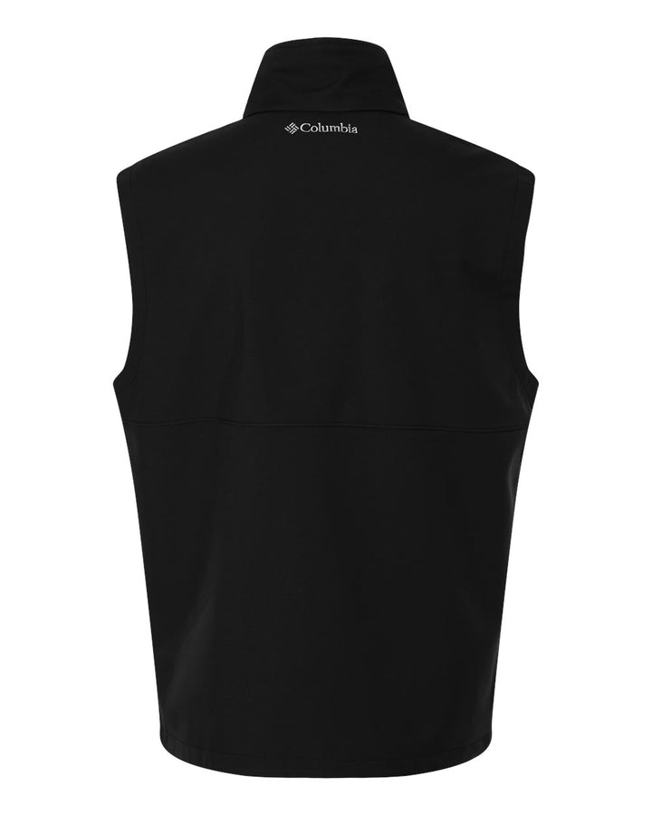 Rear View of Black Men's Ascender™ II Soft Shell Vest - 216510