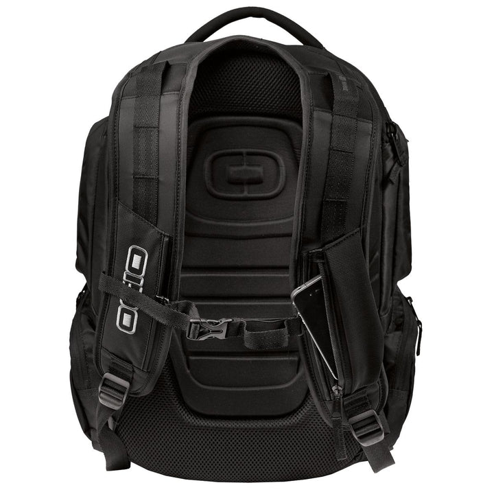 Rear View of Black OGIO - Squadron Pack. 411047