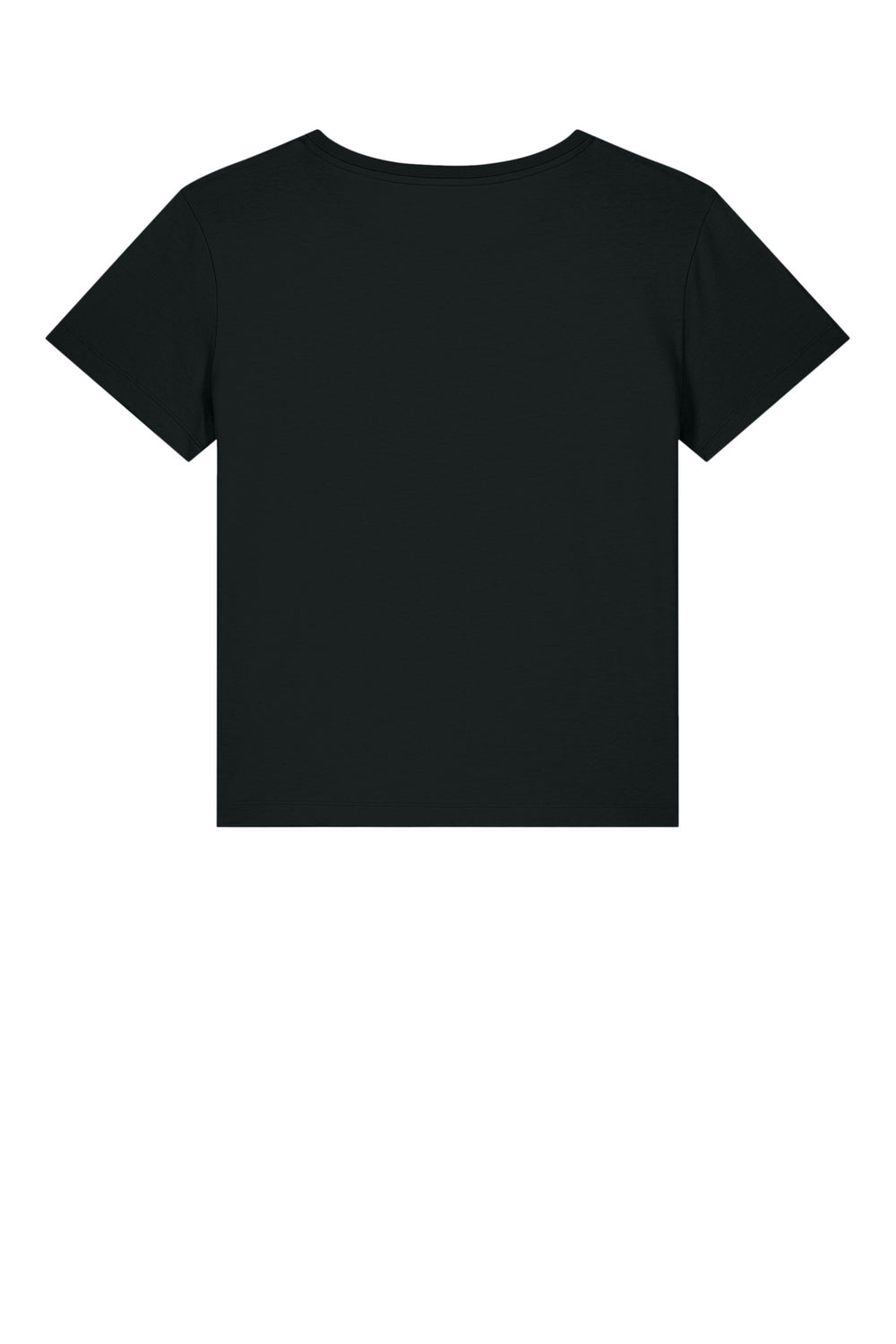 Rear View of Black Stanley/Stella Women's Stella Serena Scoop Neck Tee SXW008