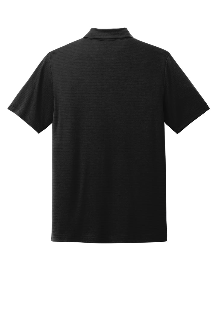 Rear View of Black TravisMathew Bayfront Solid Polo TM1MY399