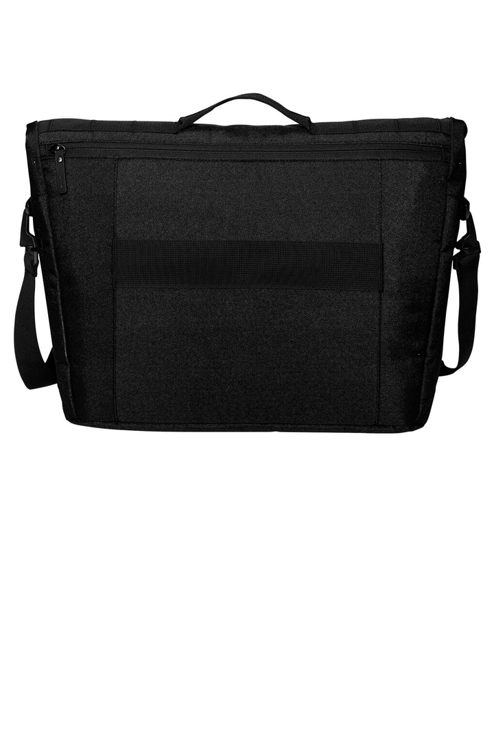 Rear View of Blacktop OGIO Command Messenger 93000