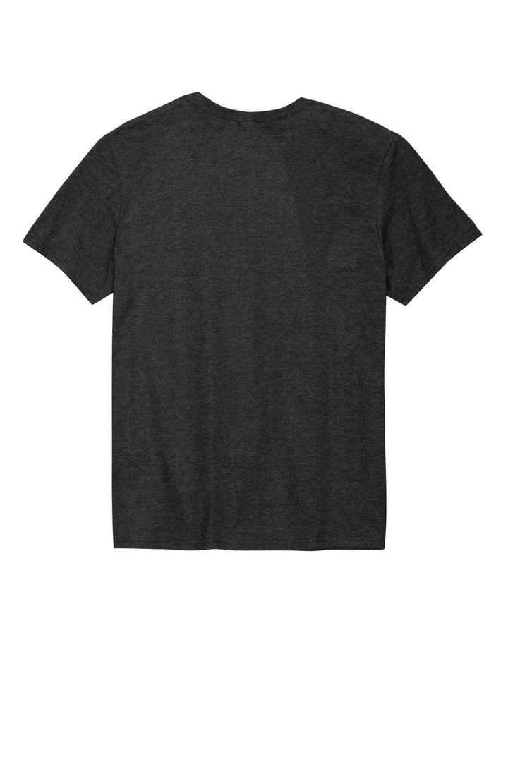 Rear View of BlkInkHtr Jerzees Premium Blend Ring Spun T-Shirt 560M