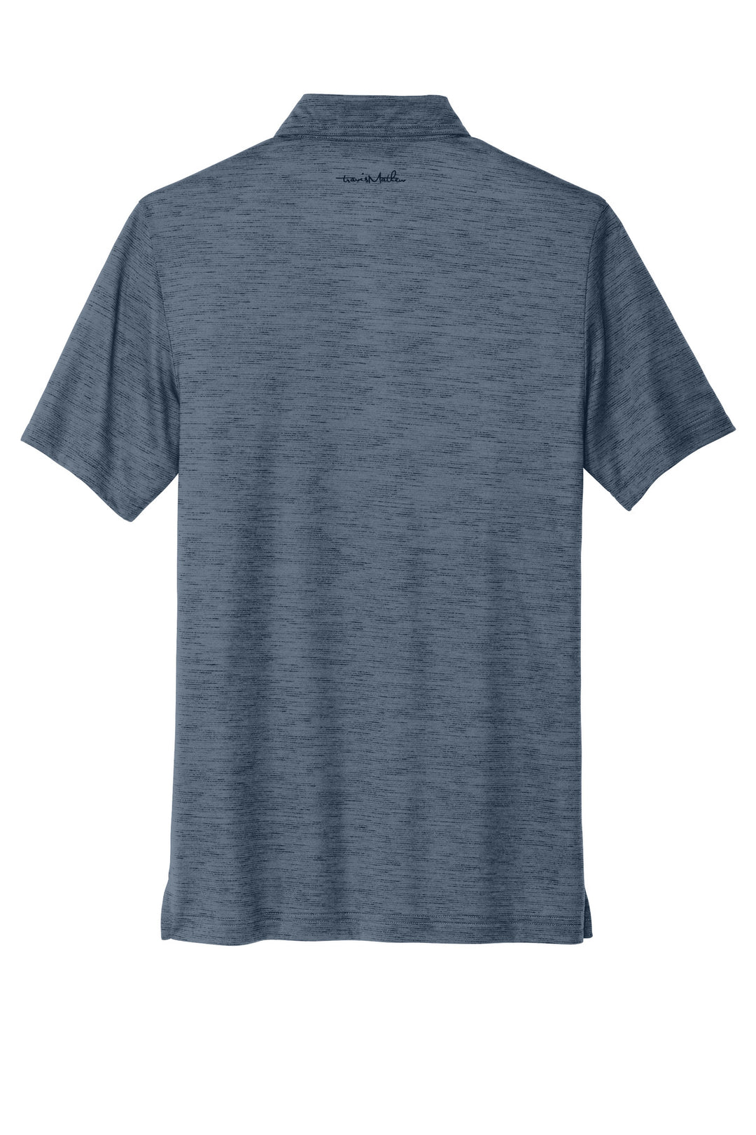 Rear View of BlueNights TravisMathew Auckland Slub Polo TM1MW451