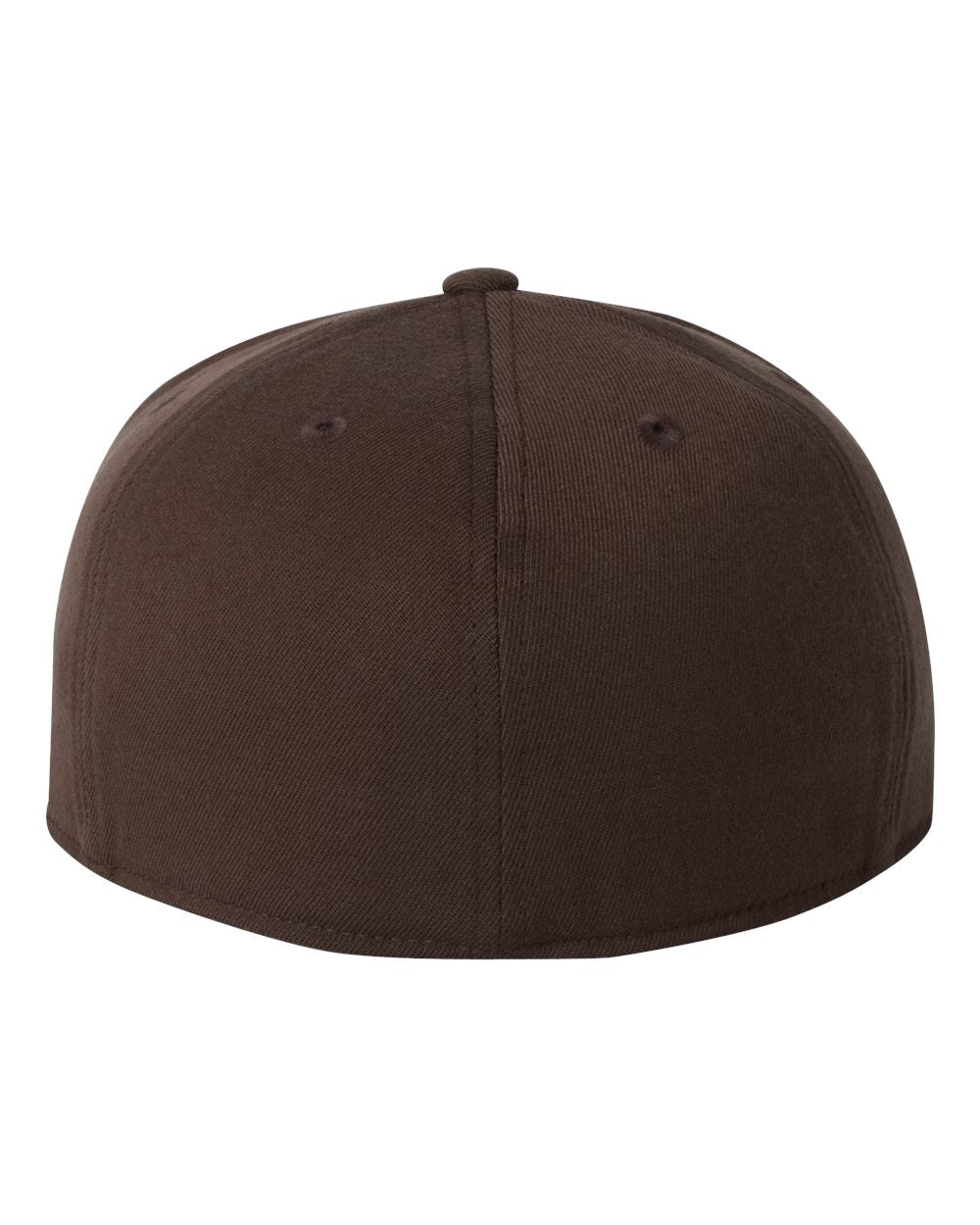 Rear View of Brown 210® Flat Bill Cap - 6210FF