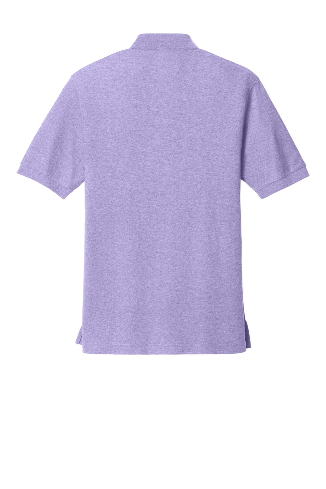 Rear View of Brt Lavender Port Authority Silk Touch Polo K500