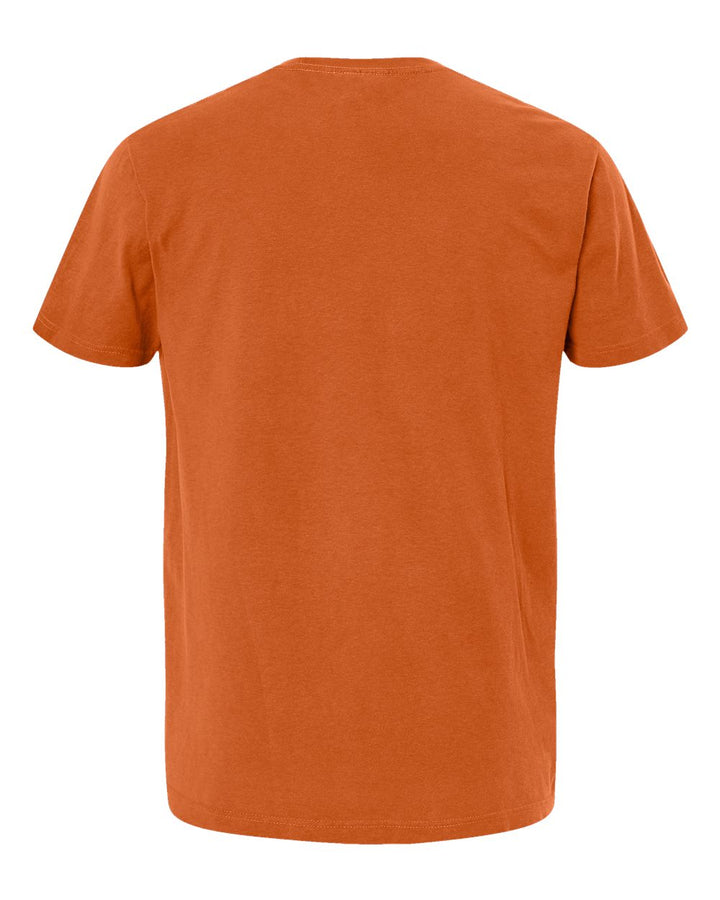 Rear View of Burnt Orange Vintage Garment-Dyed T-Shirt - 6500M