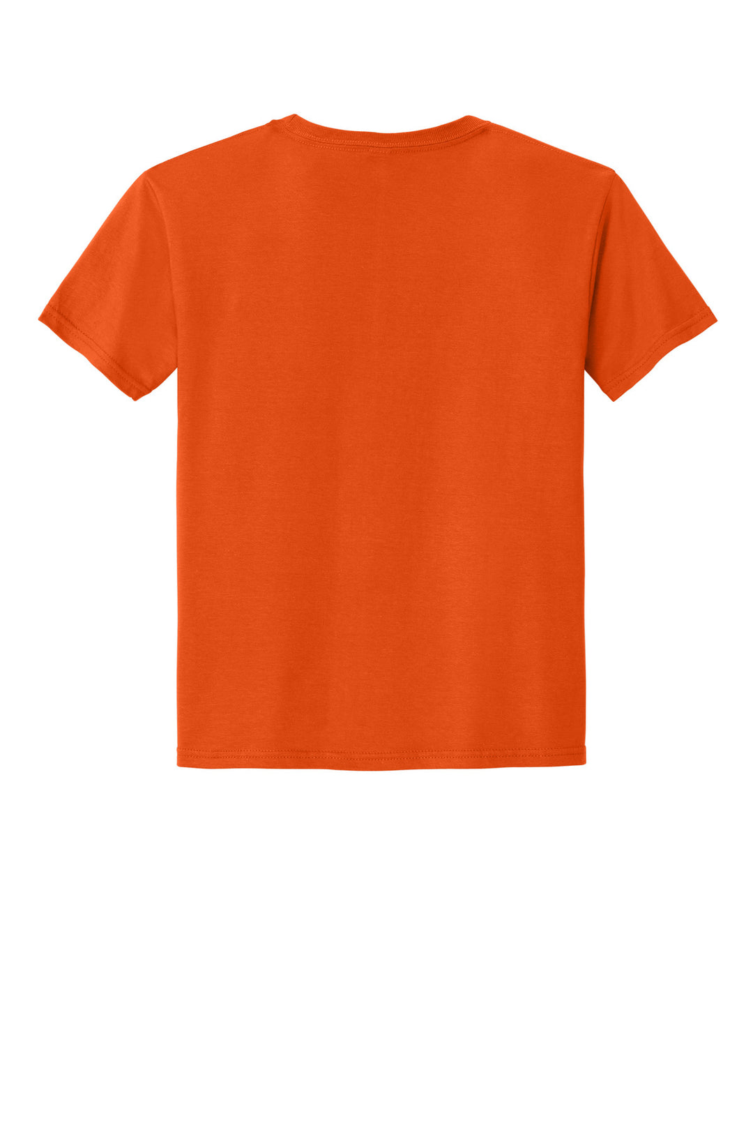 Rear View of BurntOrng Jerzees Classics Youth Cotton T-Shirt 363Y