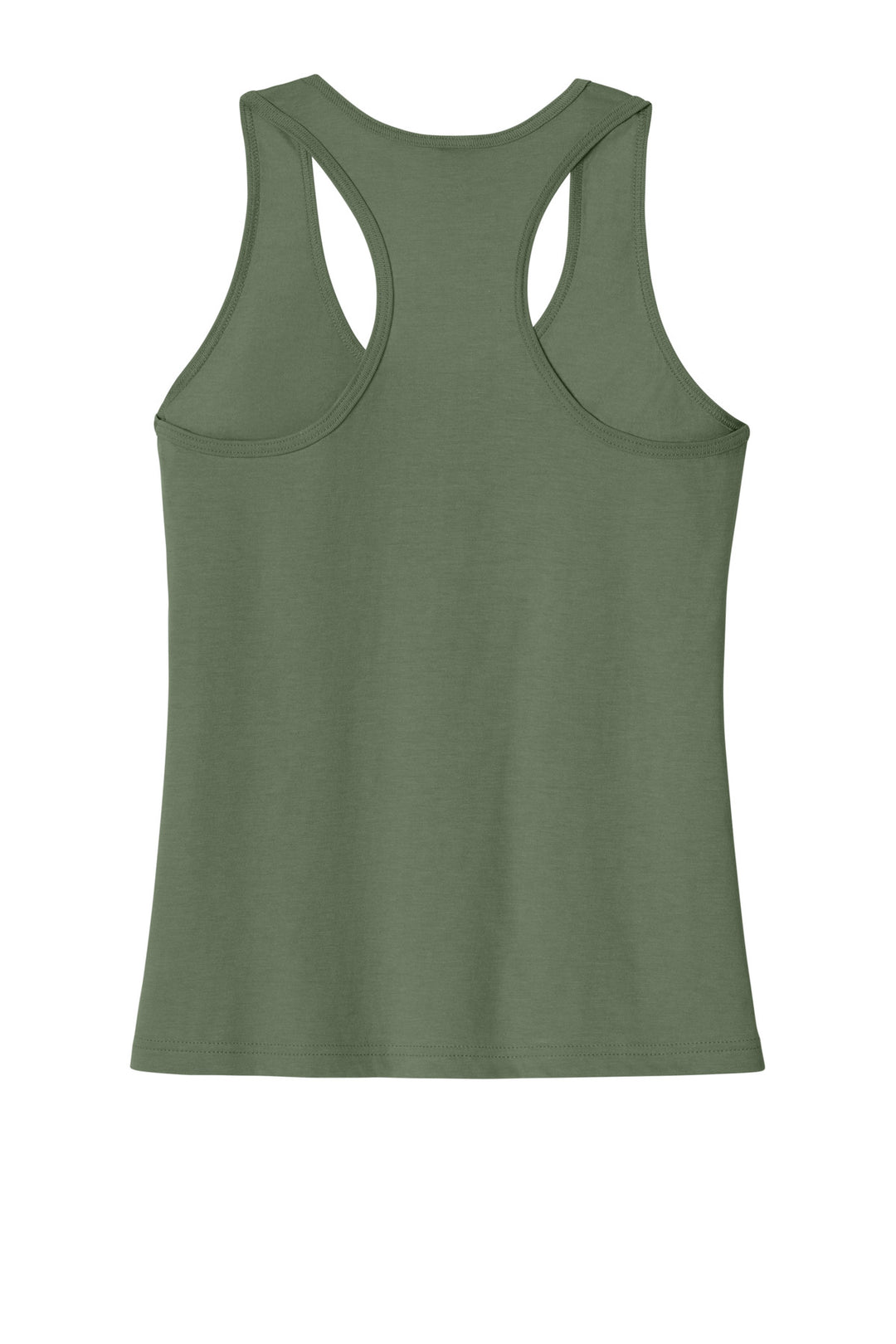Rear View of Cactus Gildan Softstyle Women's CVC Racerback Tank 64220LCVC