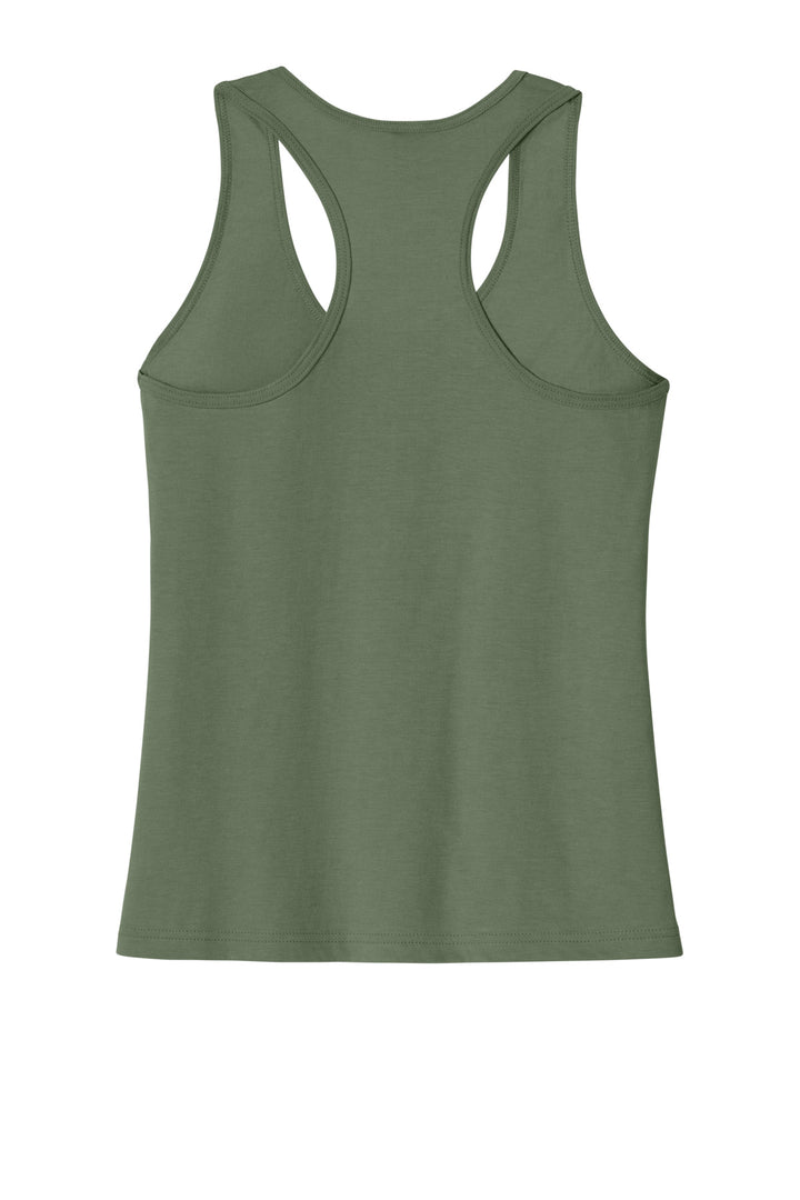 Rear View of Cactus Gildan Softstyle Women's CVC Racerback Tank 64220LCVC