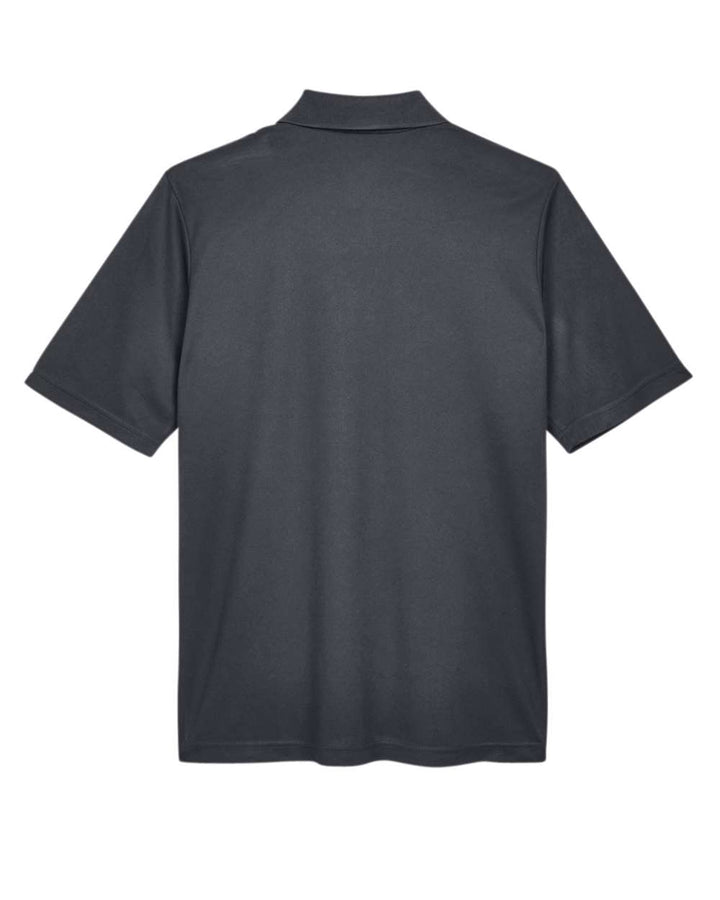 Rear View of Carbon Men's Origin Performance Piqué Polo - 88181