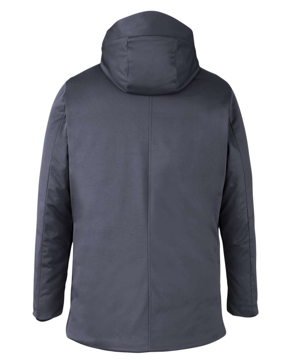 Rear View of Carbon Unisex Techno Lite Flat-Fill Insulated Jacket - CE715