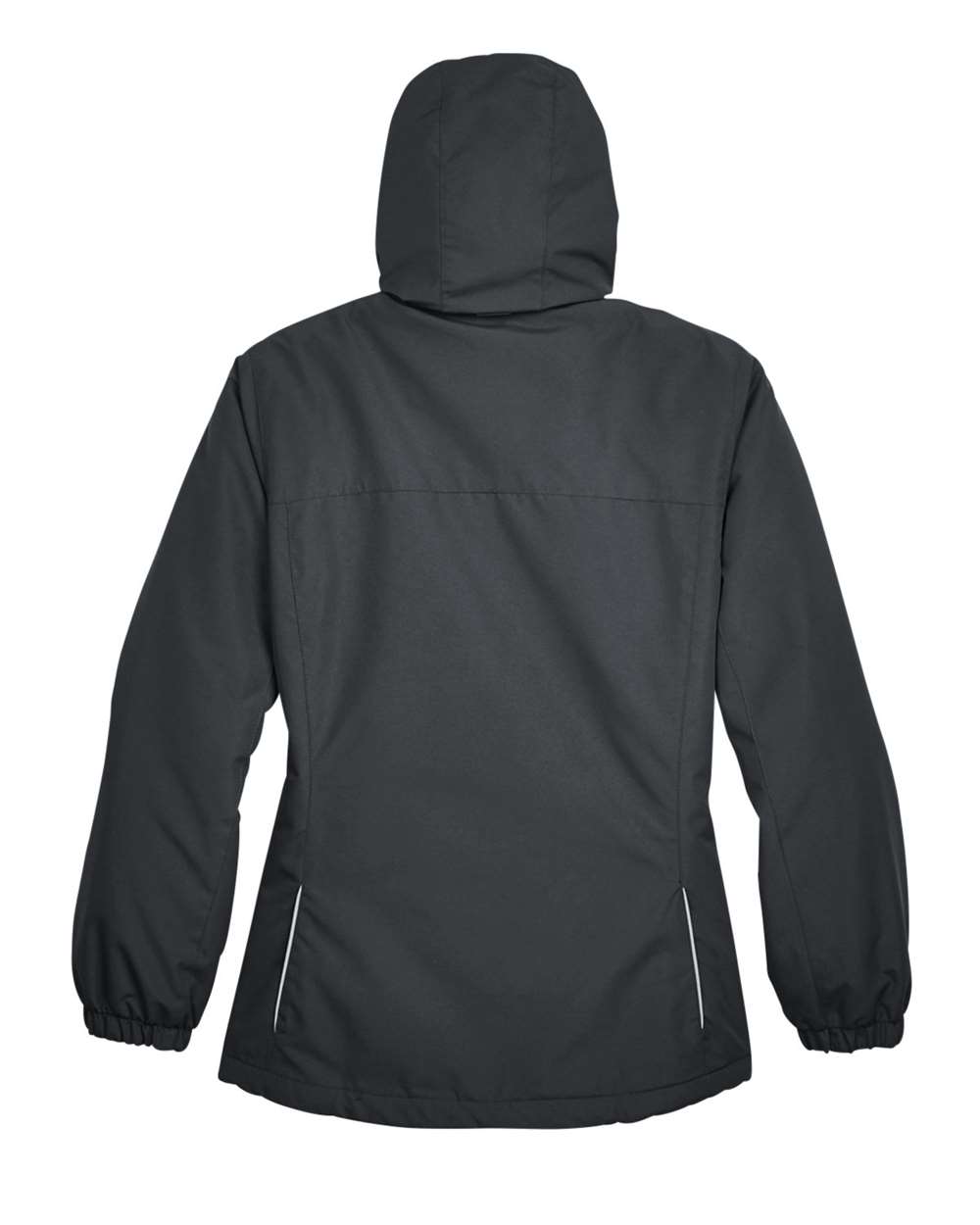 Rear View of Carbon Women's Profile Fleece-Lined All-Season Jacket - 78224
