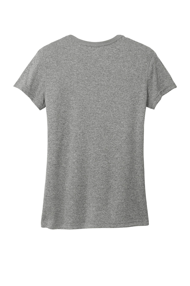 Rear View of CarbonHthr Nike Women's Team rLegend Tee DV7312