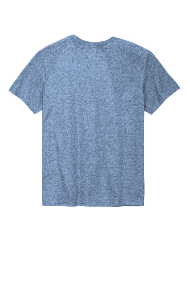 Rear View of CarolnaHtr Jerzees Premium Blend Ring Spun T-Shirt 560M