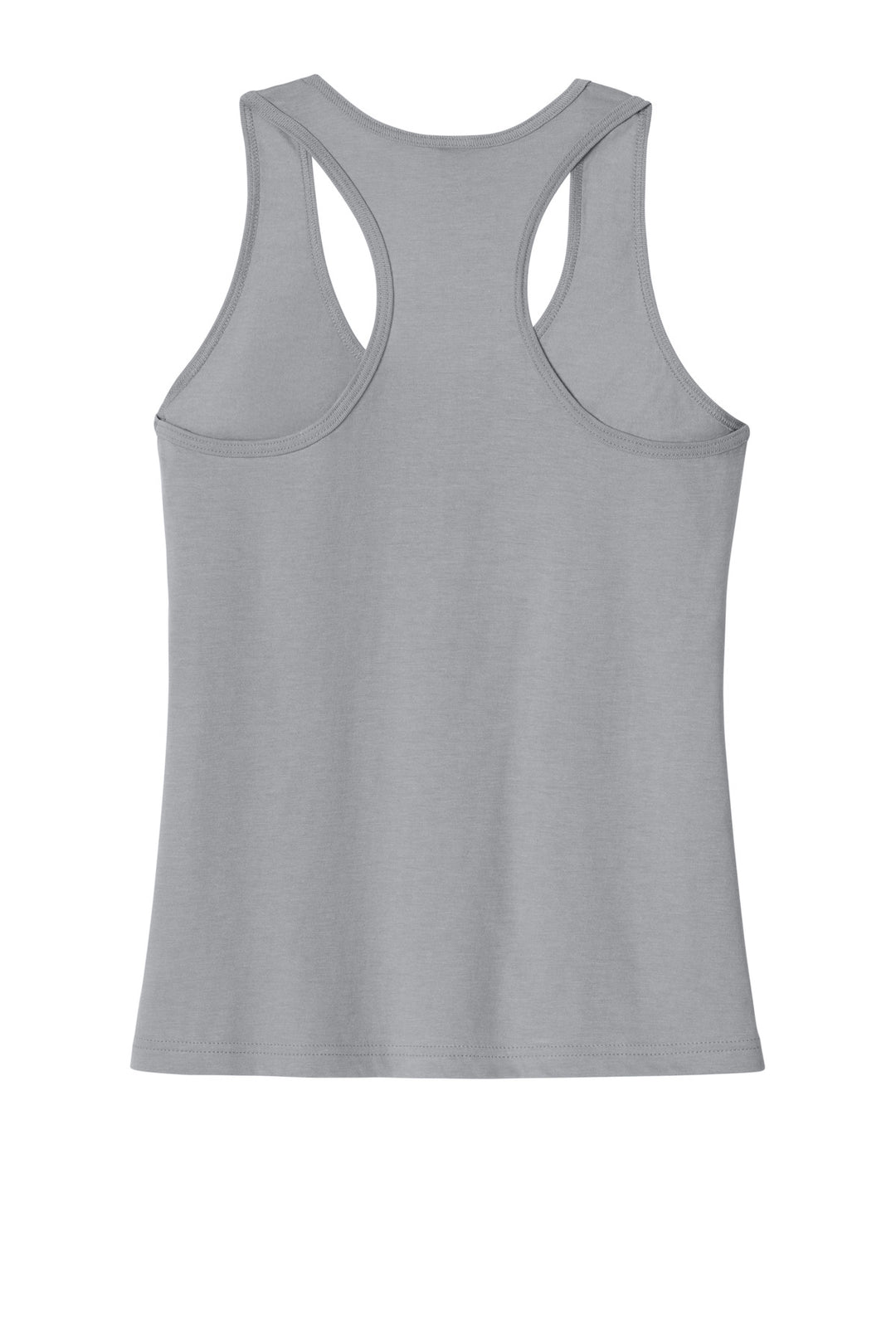 Rear View of Cement Gildan Softstyle Women's CVC Racerback Tank 64220LCVC