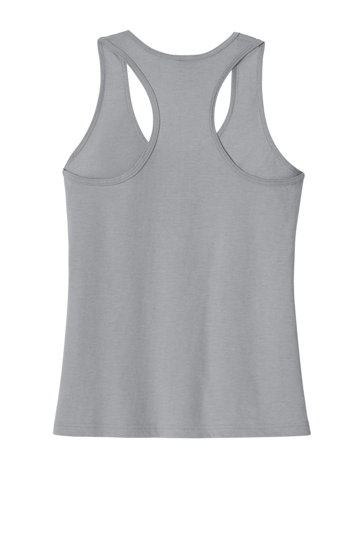 Rear View of Cement Gildan Softstyle Women's CVC Racerback Tank 64220LCVC