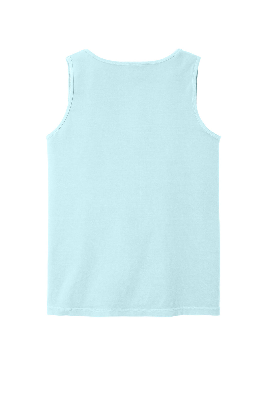 Rear View of Chambray COMFORT COLORS Heavyweight Ring Spun Tank Top. 9360