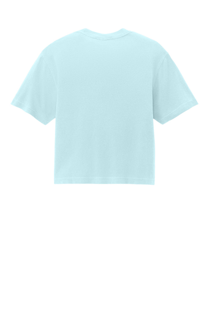 Rear View of Chambray Comfort Colors Women's Heavyweight Boxy Tee 3023CL