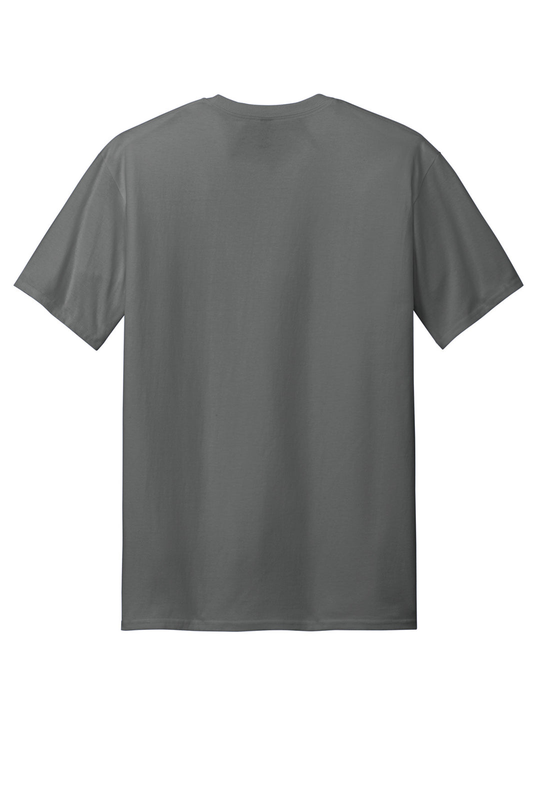 Rear View of Charcoal Gildan Tall 100% US Cotton T-Shirt 2000T