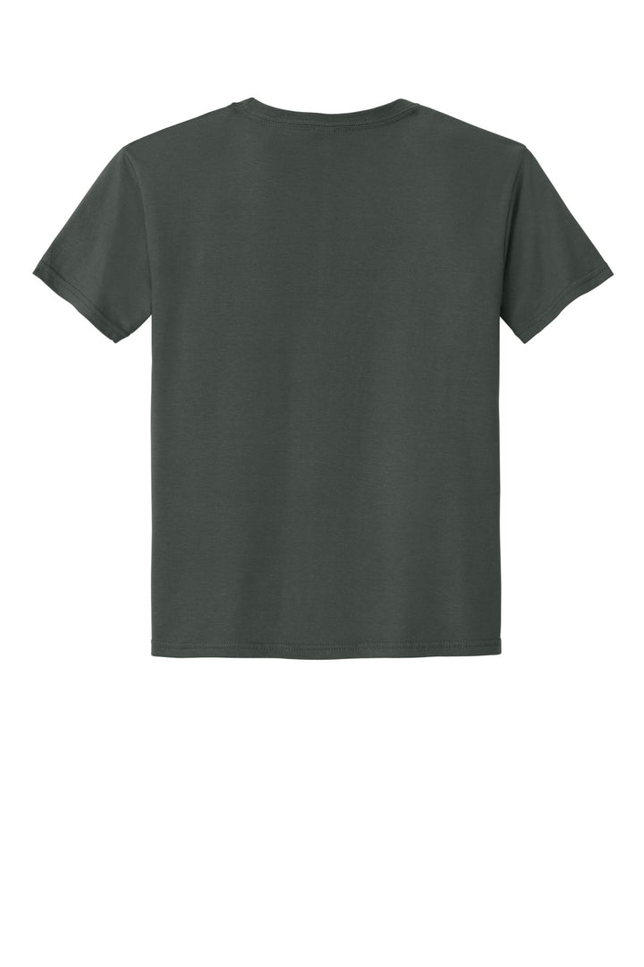 Rear View of CharGrey Jerzees Classics Youth Cotton T-Shirt 363Y