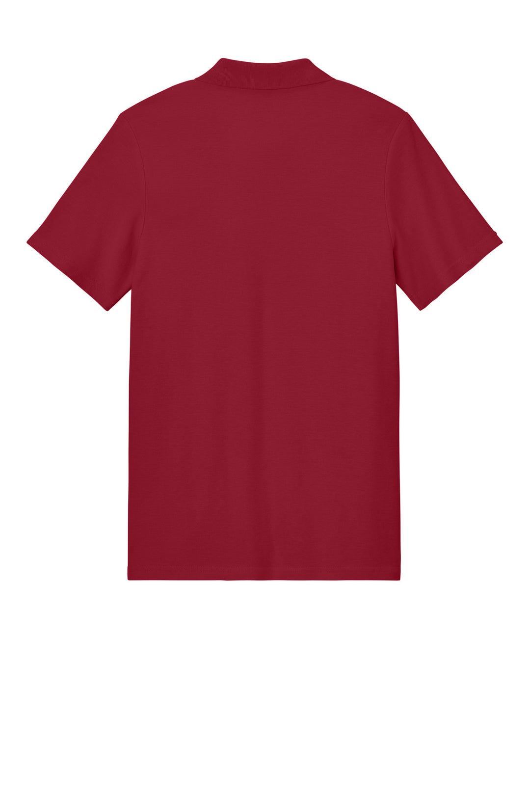 Rear View of CherryRed Gildan Softstyle Pique Polo 64800
