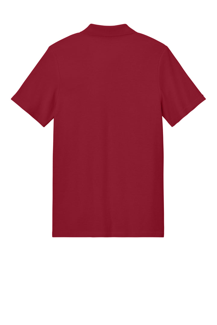 Rear View of CherryRed Gildan Softstyle Pique Polo 64800