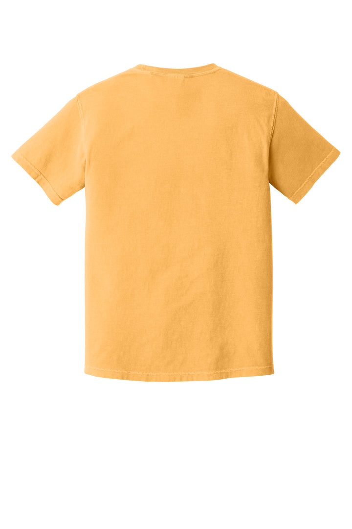 Rear View of Citrus COMFORT COLORS Heavyweight Ring Spun Tee. 1717