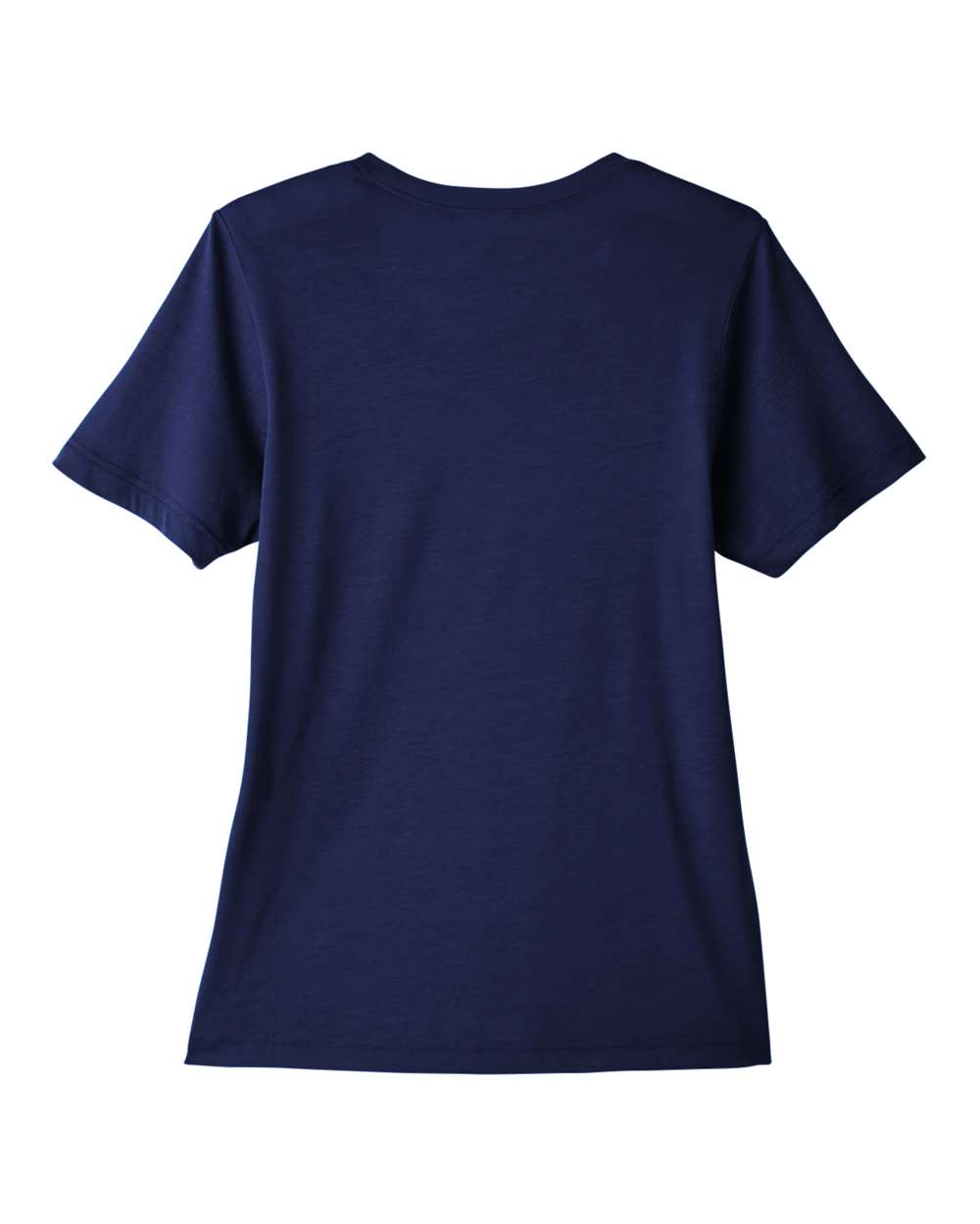 Rear View of Classic Navy Women's Fusion ChromaSoft™ Performance T-Shirt - CE111W
